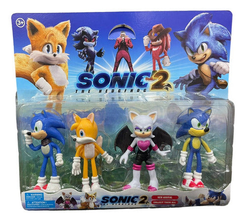 Sonic The Hedgehog Blister X4 Rouge The Bat 0