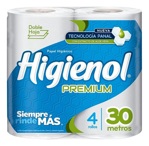 Higienol Premium Double Layer Toilet Paper X4 30m (Bulk Pack of 5) 1