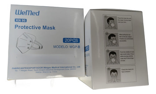 Wemed Kn95 White Masks Pack of 20 0