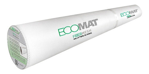 Ecomat Malla Fibra De Vidrio Fibermesh 90gr Refuerzo Revoque 0