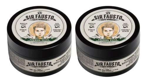 Sir Fausto Men's Culture Forming Paste 200ml x 2 units 0