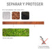 Elevate Thick Steel Strap for Oxidizing Flower Beds and Paths 150x20 cm 4