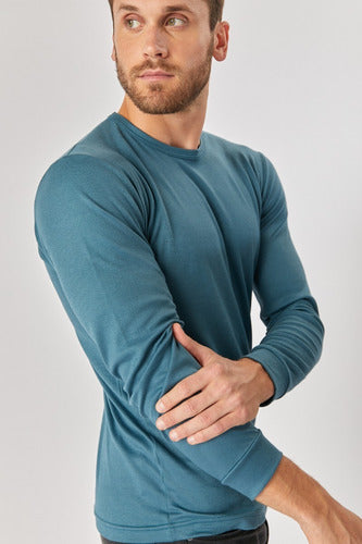 Tres Ases Thermal Cotton Long Sleeve T-Shirt for Men 35