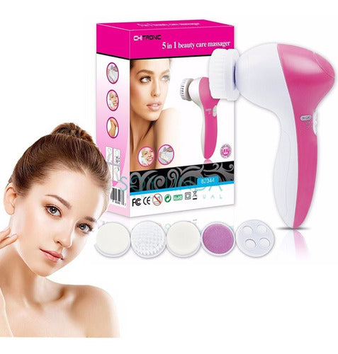 Combo Spa Facial Exfoliating Massager 5in1 + Facial Cleansing 5