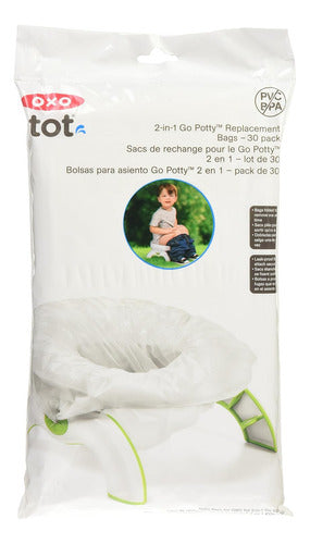 Bolsas De Repuesto Para Potty 2-en-1, Paquete De 30 Unidades 0