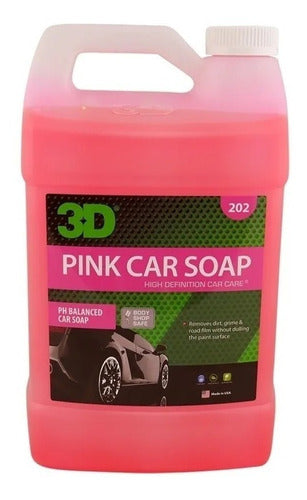 3D PINK Car Soap pH Neutral 4 Lts High Foam 0