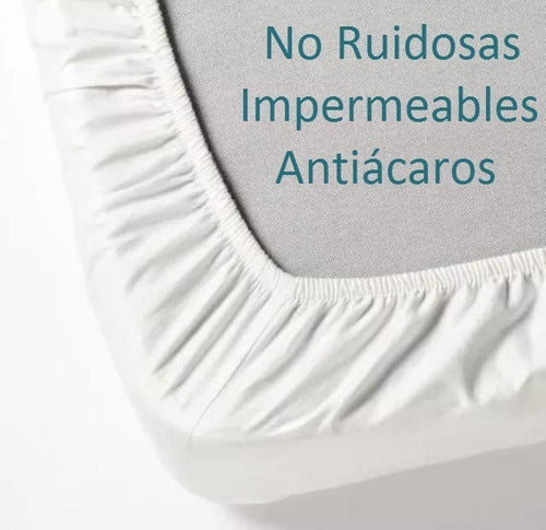 Fundas Impermeables para Colchón Cubre Colchones Impermeables Ajustables 2