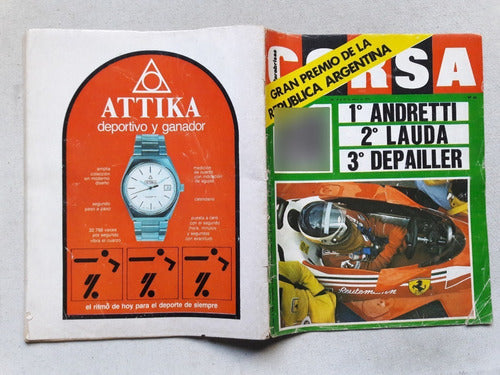 Revista Corsa Nº 607 Enero 1978 Gran Premio Calendario 1978 0