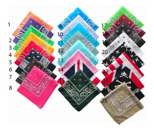 Miscellaneous By CAFF 3 Pack Cotton Bandanas 1