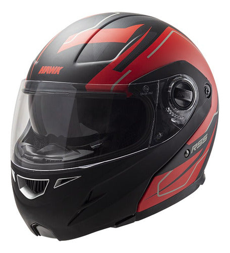 Hawk Casco Rebatible Rs5 Hawk Doble Visor Resistance Para Motos 0