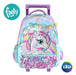 Footy 18-Inch Backpack with Cart, LED Lights, and Sequins 1