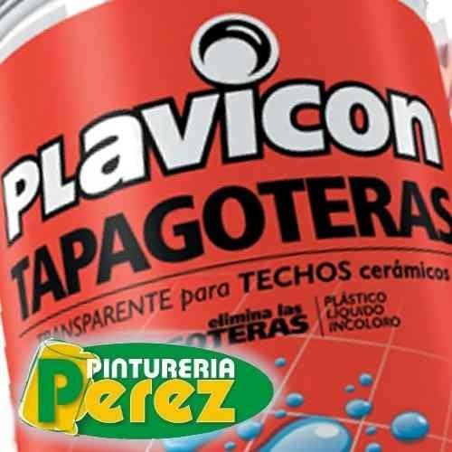 Plavicon Tapagoteras 20lt Impermeable Transparente P/ Techos 4