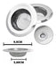 Kit 2 Ralo De Pia 9 Cm Com Borda De Inox Linha Premium 1