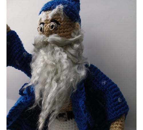 Generic Plush Amigurumi Merlin Wizard - 47cm Tall 7