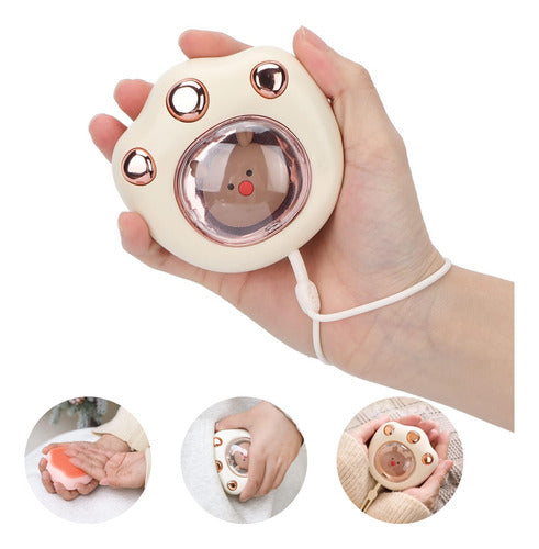 Km Solutions Mini Electric Rechargeable Hand Warmer - Paw Shape 0