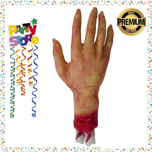 Party Store - Bloody Cut Hand - Halloween Decoration 1