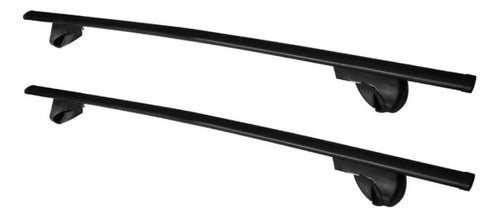 Volkswagen Nivus Black Roof Crossbars 0