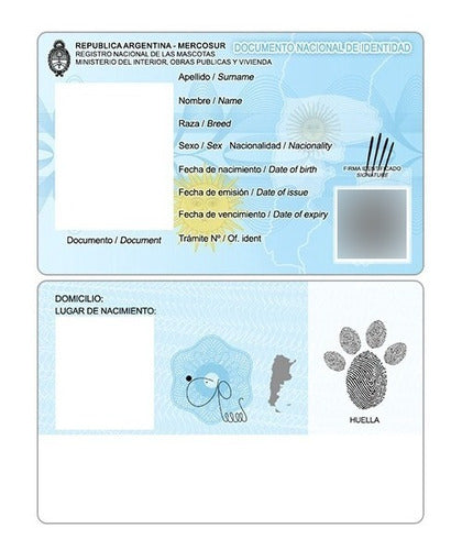 Editable Pet ID Template - Dog Document - Mod 1 2