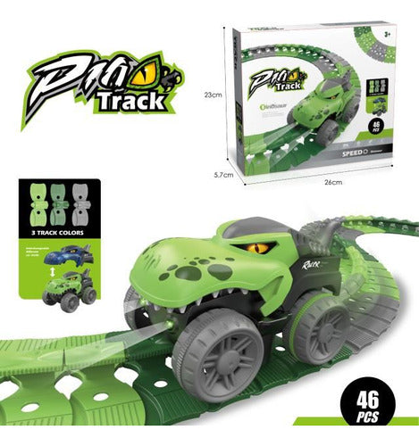 Pista De Autos - Dino Racing Track – 46 Pieces 1