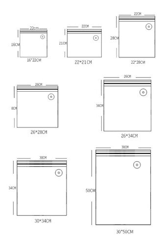 Pack X12 Bolsas Vacio Alimentos 22x34cm Sin Bombita 5