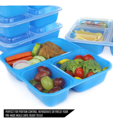 Resort Chef International Food Containers with Lids - Reusable Containers 1