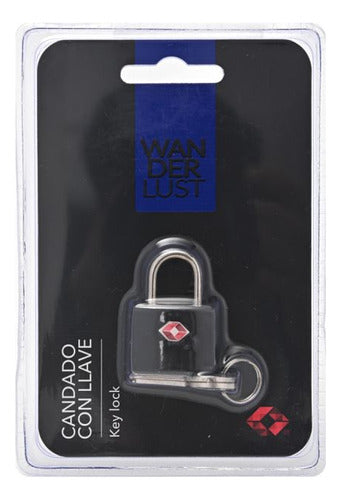 Wanderlust TSA Approved Airport Lock for Travel Luggage 1