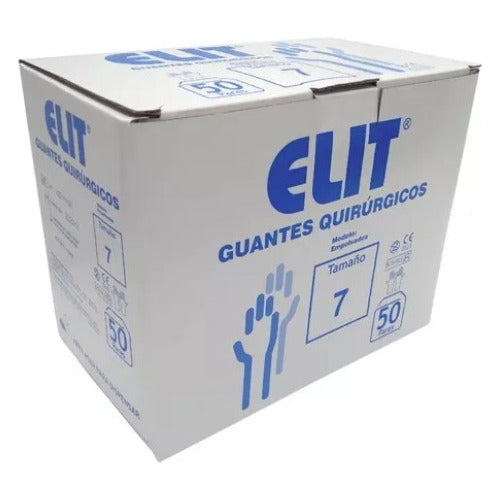 Elit Sterile Surgical Latex Gloves Size 7.5 x 50 Pairs 0