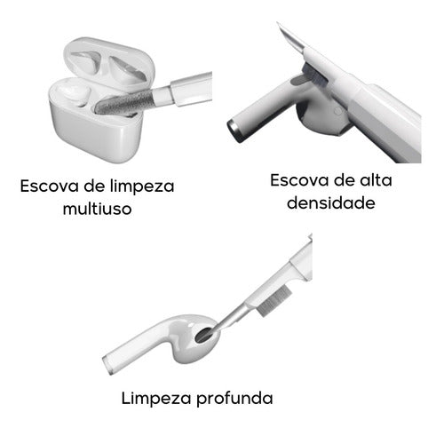 Kit Multi Uso 3em1 Limpeza Câmera, AirPods,notebook, Sujeira 4