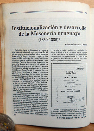 Hoy Es Historia Nº56 Masonería Uruguaya Institucionalización 4