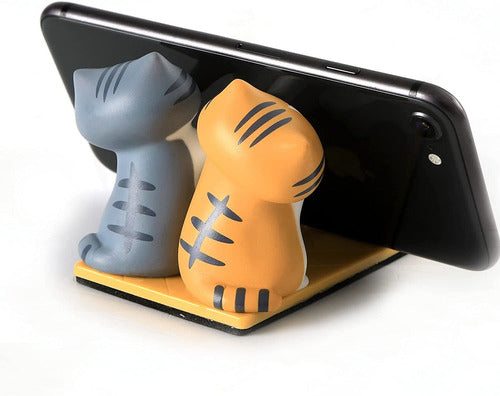 Cute Cat Smartphone Stand - Gatos 4