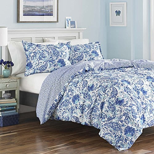 Poppy & Fritz Brooke Cotton Comforter Set, Full / Queen 0