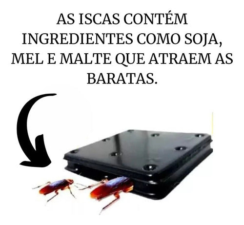 Armadilha Isca Mata Baratas No Ninho Mortein Caixa C/ 6 Isca 2