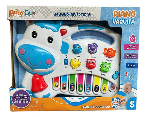 Segus Baby Gus Piano Vaquita With Light And Sound Ttm 52024 1