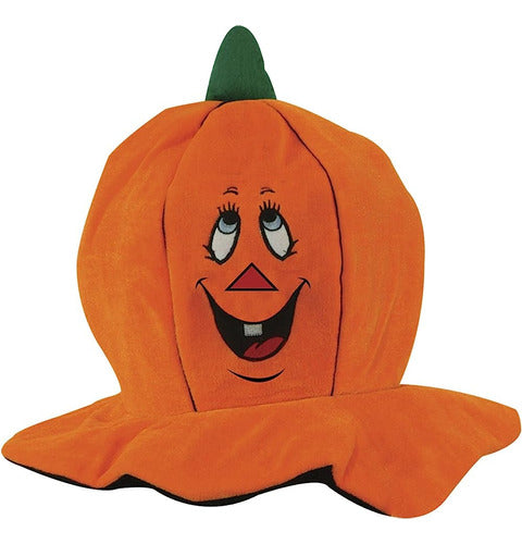 Accesorio De Fiesta De Sombrero De Felpa Jack-o-lantern (1 C 0