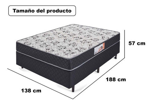 Fa Sommier 2 Plazas Espuma Densidad 26 Certificada 1