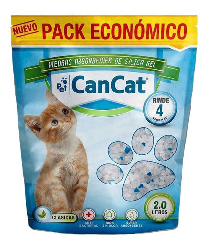 CanCat Silica Gel Cat Litter 5 X 2 Lts 7