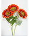 Sweet Home Deco Silk Sunflower Artificial Flower Bouquet/flo 2