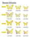 Josdiox 3D Butterfly Wall Decor, 48 Pieces 3