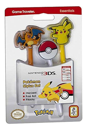 RDS Industries Inc Pack of 3 Pokémon Stylus for Nintendo 3DS 0