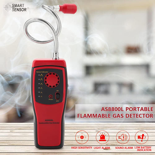 Liccx Gas Leak Detector, Smart Sensor ASL, Portable Gas Detector 6