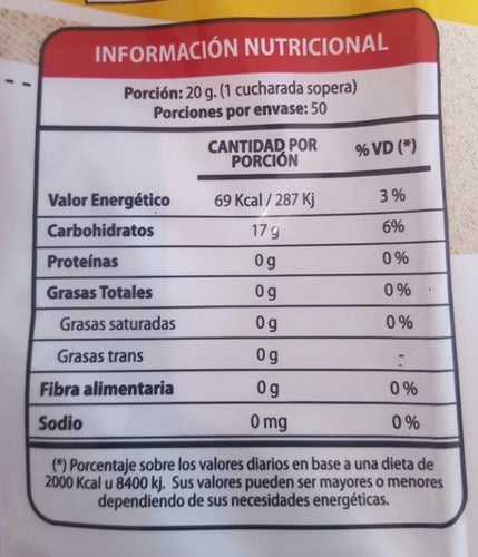 Glutal Pack 6u X 1 Kgr. Fécula De Mandioca Glutal Sin Tacc 1