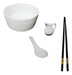 Galario Productos Set Sushi Ceramica Bowl Palillos Cuchara Salsero X4pz Bazar 2