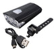 Master Sale Front Double LED Bicycle Light + 3 Function USB Charging 0