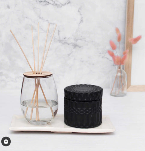 PUGLIA VELAS Black Luxury Soy Wax Candle 3