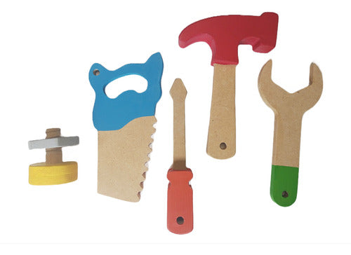 Wooden Toy Toolbox / Carpenter Set 1