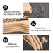 GEXIN Pack of 10 Varnished Wooden Hangers 1