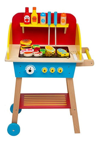 Cook 'n Grill - Wood Barbecue Playset 0