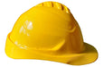 Casco De Seguridad Industrial Obra Arnes Simple Amarillo Dp 0