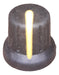 Rubber Half-Moon Potentiometer Knob Set of 4 - Yellow 0