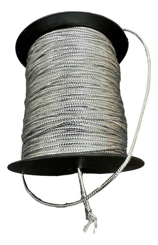 Metallic Lurex Rat Tail Thread 1mm 1 Roll of 100 Meters 0